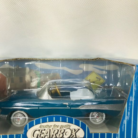 Gearbox 1997 Vintage 1957 Chevy Bel Air Convertible Serial #05365 Pedal Car New - Picture 3 of 10